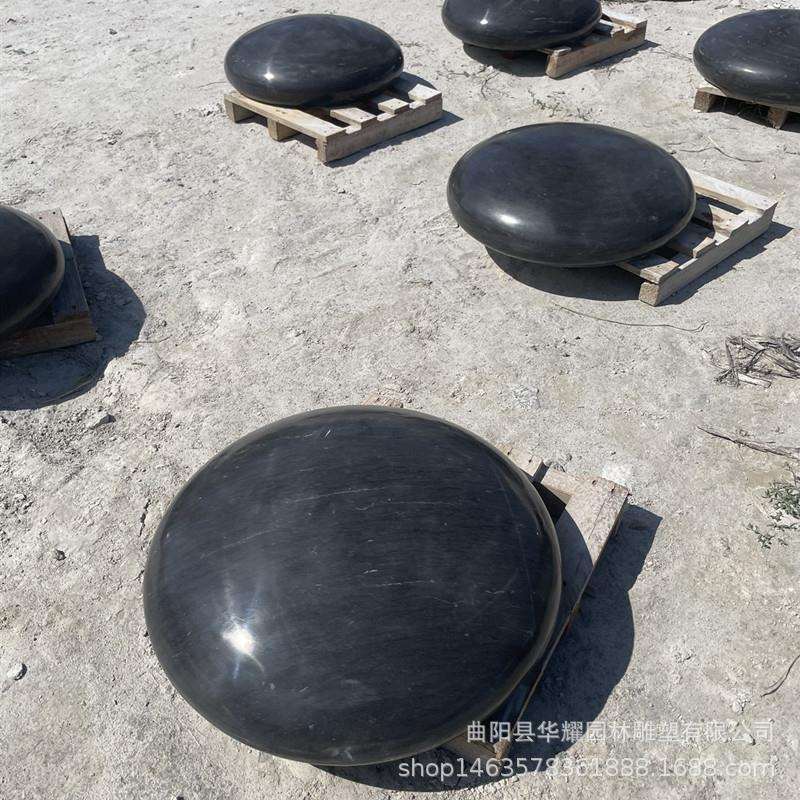 石雕象棋刻字大型广场棋局装饰摆件大理石头棋子雕塑