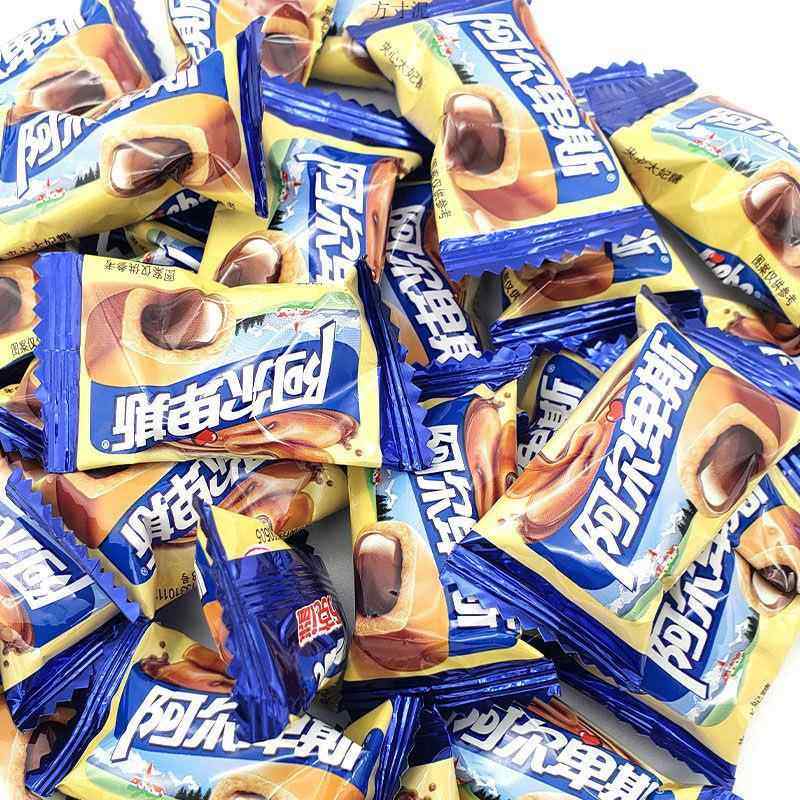 阿尔卑斯夹心太妃巧克溢散装糖果婚庆喜糖休闲糖果源工厂一件
