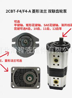 2CBT-F4/F4-A双联液压泵FG1804-2204潍柴拖拉机配套电动高压泵