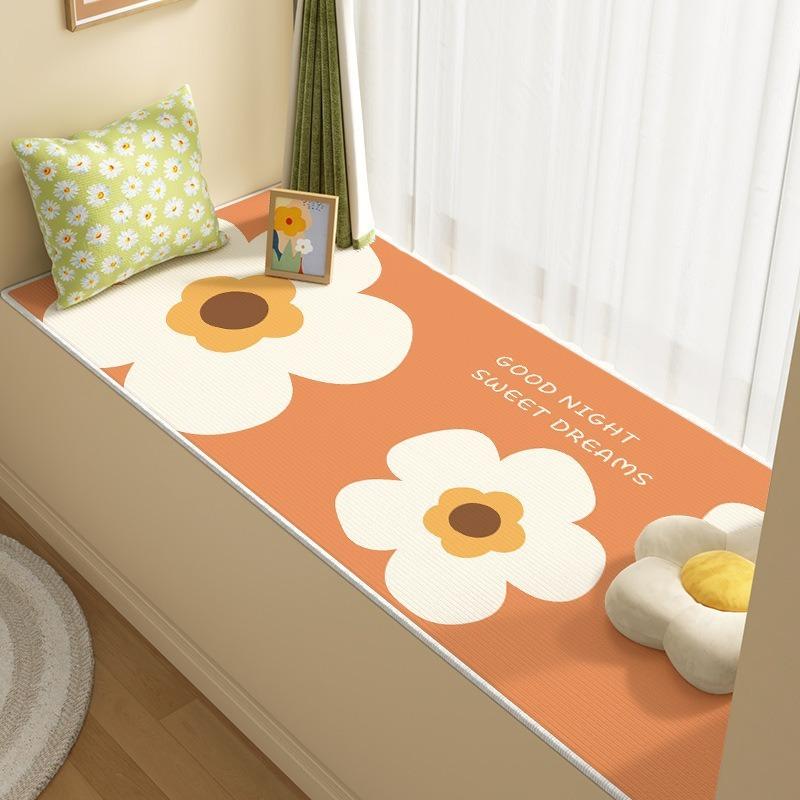 榻榻米花朵印花飘窗四季飘窗垫