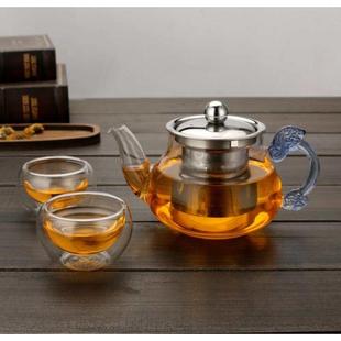 不锈钢过滤内胆花茶泡茶壶 透明玻璃茶壶 功夫家用电陶炉煮茶壶