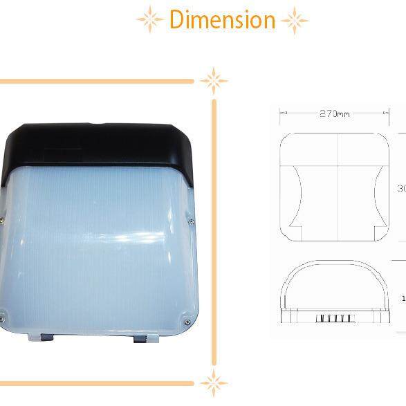 厂家供应 LED 美式壁灯 SMD50W 弧形壁灯 两种款式可选择