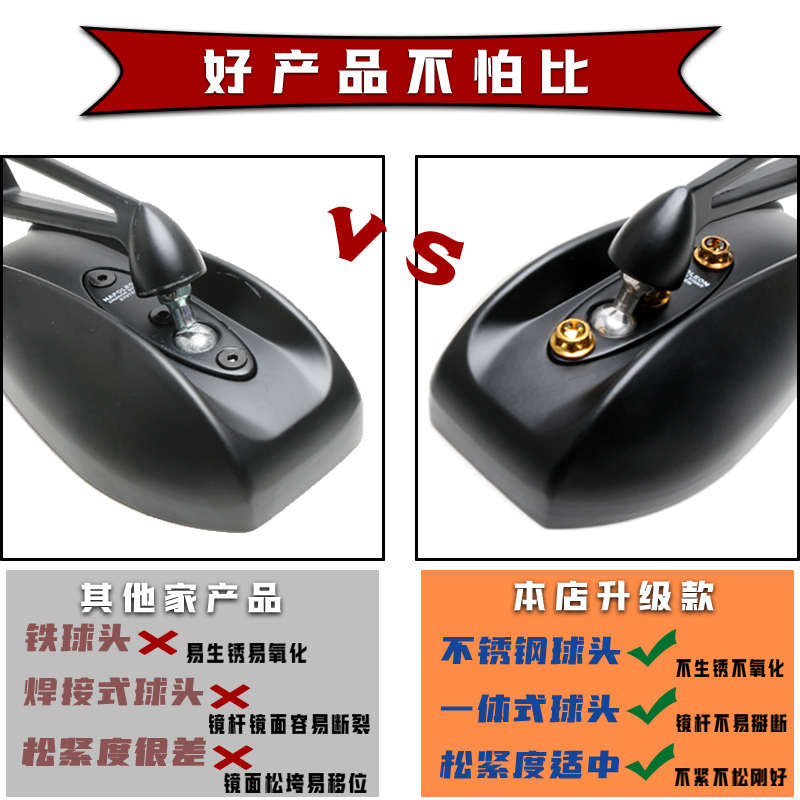 AOS4春风AE4se极核AE2后视镜AE8反光镜AOS9改装AE6电动车AE5配件i