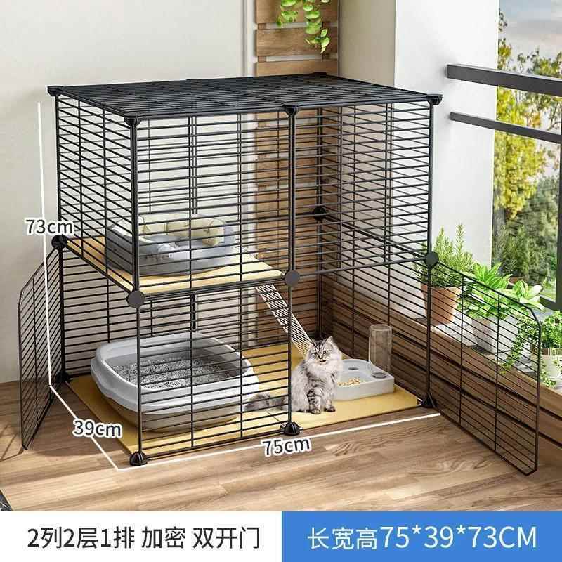 高档笼猫厕一体猫窝不占地封闭间式猫别墅家小户型用大空猫屋猫猫