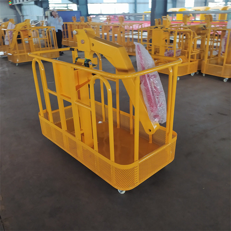 360度旋转吊车吊篮高空作业旋转吊车吊笼 外墙吊篮