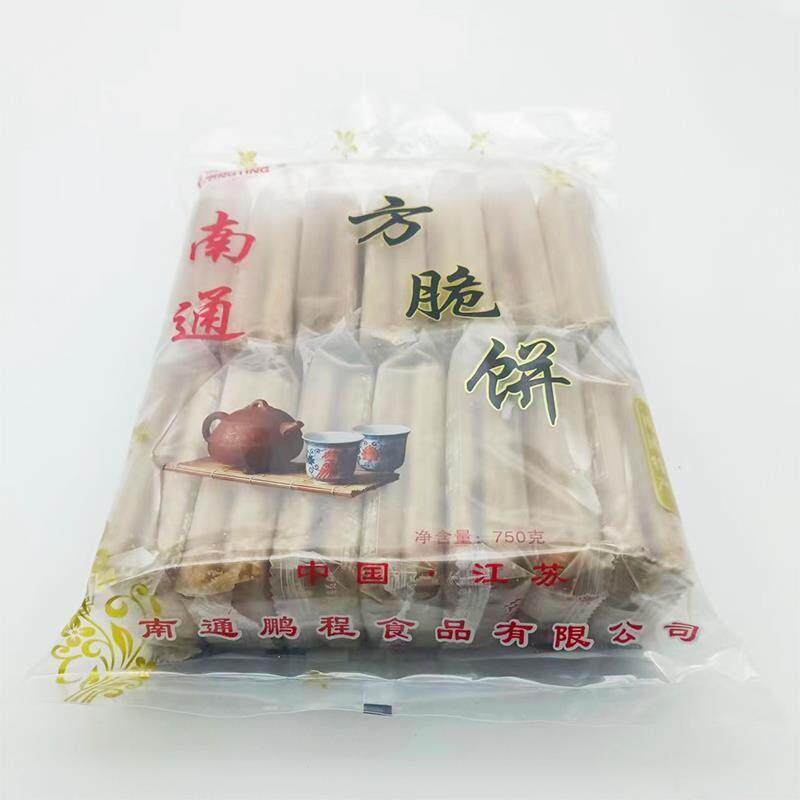 南通特产复隆亭方脆饼原味月子脆饼红糖老酵传统750克可泡吃包邮