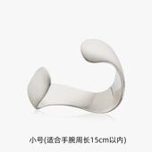 高档SUDROV素觉手气女简约大小众设计轻奢精致冷时髦足银纯镯银镯