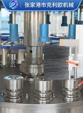 回转式不干胶贴标机圆瓶玻璃瓶鸡尾酒纯净水定位定点贴标机厂家