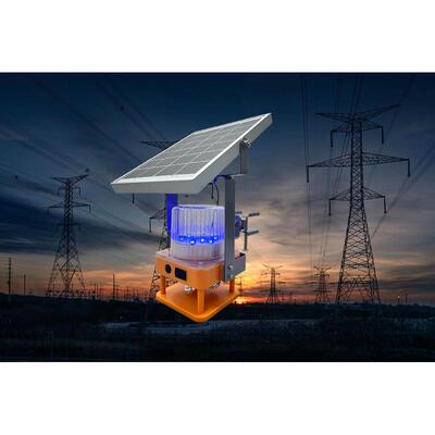 海洋王MFL4867太阳能声光报警装置高压电塔声光报警警示灯红蓝