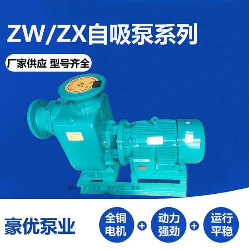 80ZW40-30不锈钢自吸式污水泵无堵塞工业排污泵压排污自吸泵
