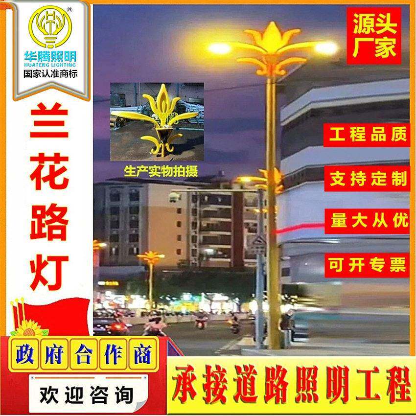 中式led路灯民族特色造型灯8-12m防水道路景观灯公路杆路灯