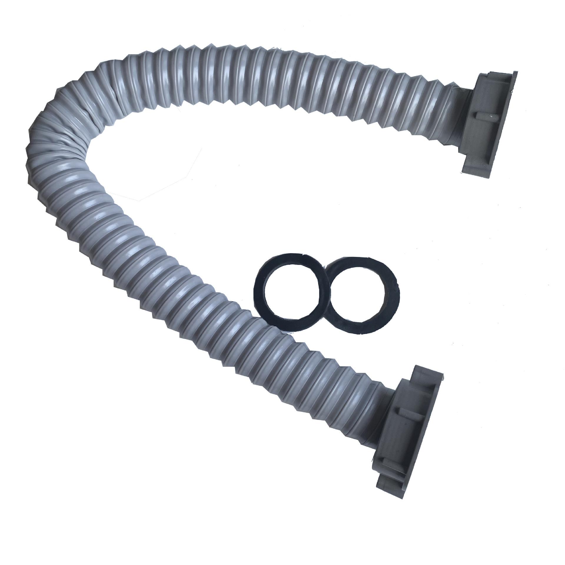 厨房洗碗池双螺纹接管软管下水器