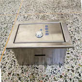 160断接卡子箱防雷接地电阻测试箱 160 定做加厚不锈钢竖装 240