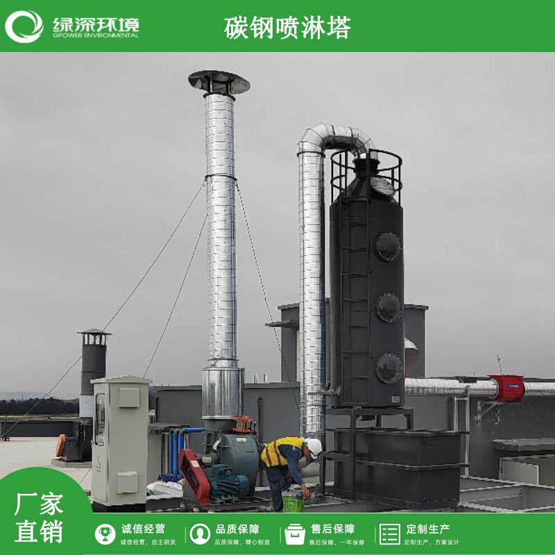 PP喷淋塔烟气净化处理湿式除尘器酸雾酸碱废气塔 气旋洗涤塔