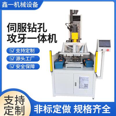 伺服钻孔攻牙一体机数控厂家定制精密工作台钻孔攻丝机
