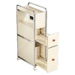 天地鱼浴室多巴胺夹缝收纳柜卫生间置物架洗手间夹缝柜厕所储物柜