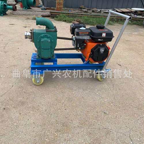 污水清水抽粪泵 电动4寸移动方便排污泵 城市应急泥浆电机泵