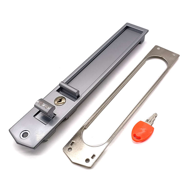 金刚网纱窗滑盖锁口袋纱窗锁金刚网平开纱窗锁儿童安全防护锁带锁