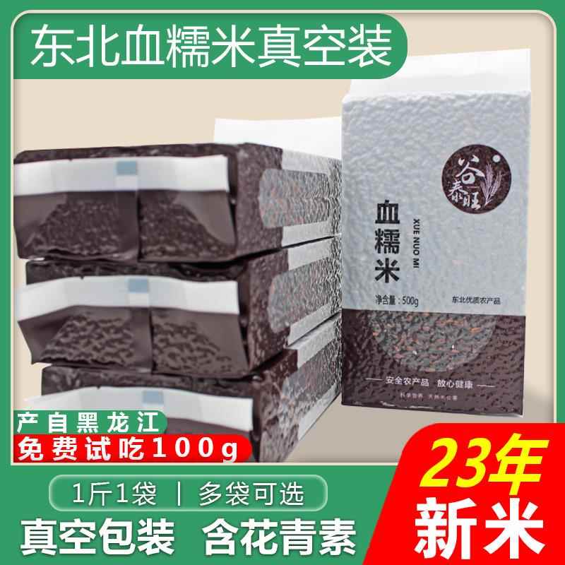 东北黑糯米正宗血糯米紫米新米农家五谷杂粮黏米粘米包粽子专用
