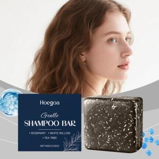 Refreshing HOEGOA Moisturizin Bar Shampoo Rosemary Gentle