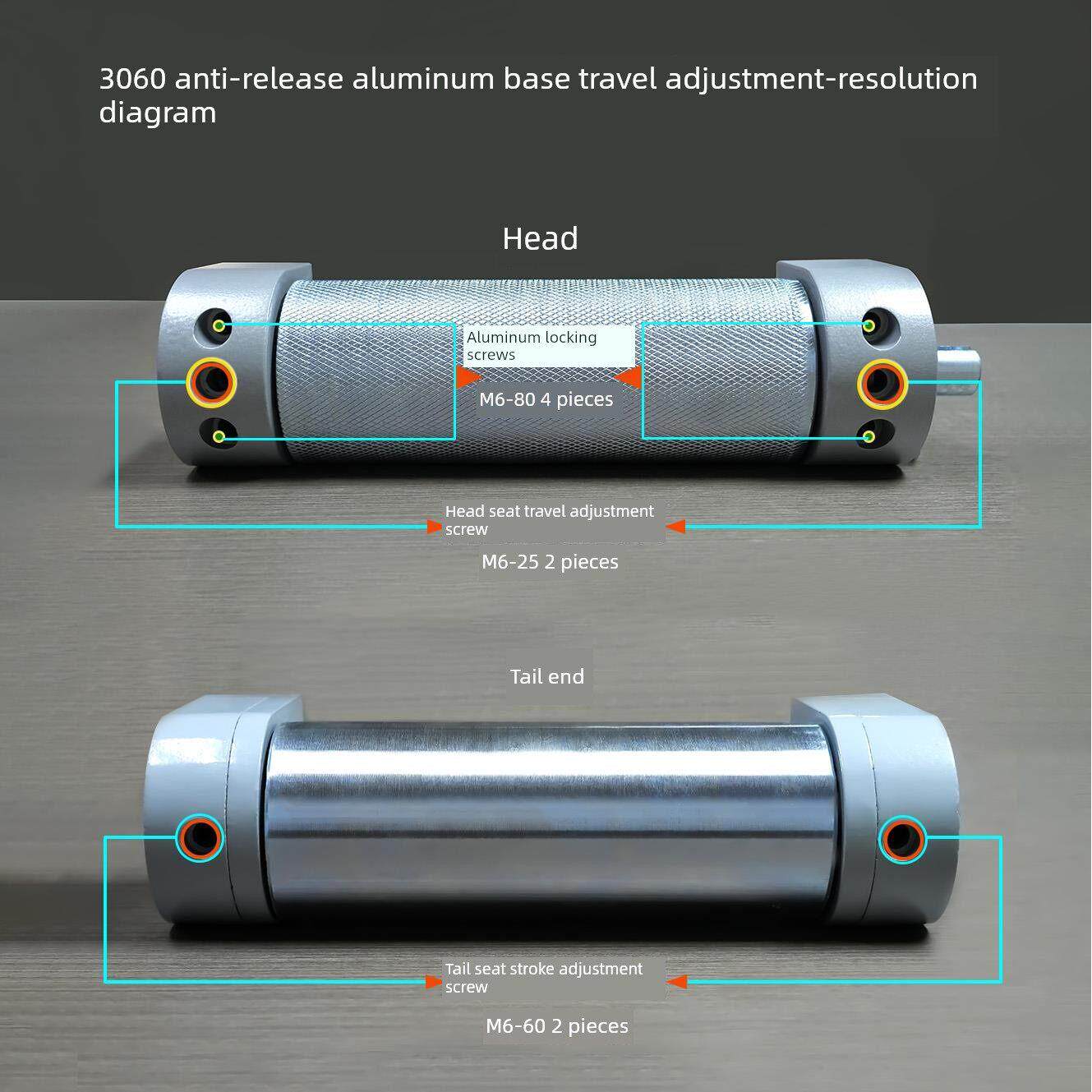 3060输送机配件全套装传送带滚筒轮皮带流水线主从动力机头尾铝座