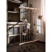 园Z教QF768H959照片夹天然原木手工麻绳悬挂装 饰幼儿室宿舍照片墙