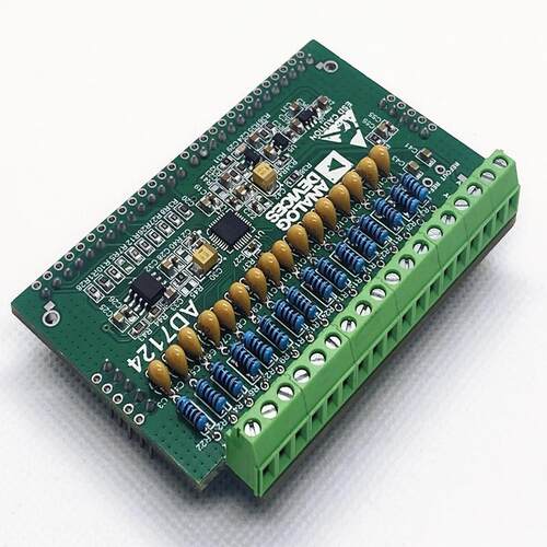 AD7124 ADC模块 24位信号采集模组 热电偶RTD称重传感器转换