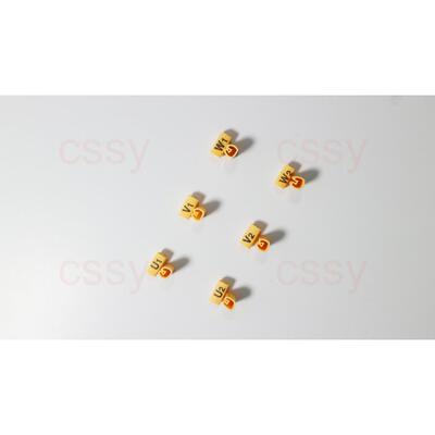 电机异型号码管数字管标示管套管U1 V1 W1 U2 V2 W2 50-70平方