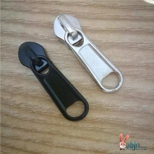 拉坠可拆卸拉链头特厚配件行李箱包尼龙拉锁头不锈钢8号7号通用铁