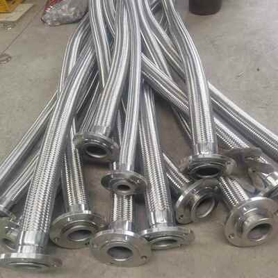 15寸不锈钢金锈属软管法连兰式编织软管.304不钢波纹管金KOY属软