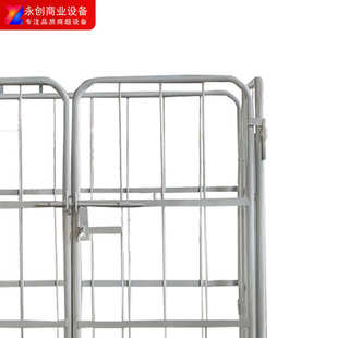 物流台车仓储理货厂家直供网格手推车折叠网笼车超市工厂现货可发