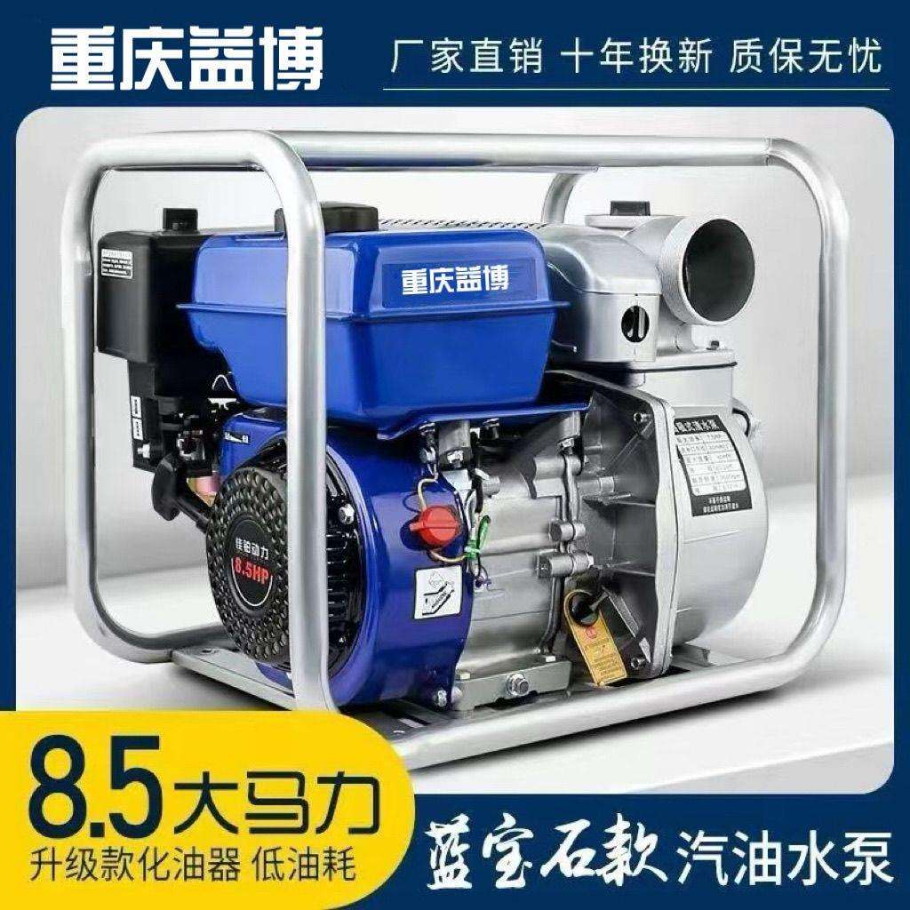 德国进口汽油机抽水泵170F四冲程2寸34寸电启动灌溉自吸高扬程农