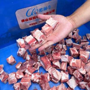 优选牛蛙切块机冷冻 ROK甲鱼禽类剁块机 型五花强力肉300二维切丁
