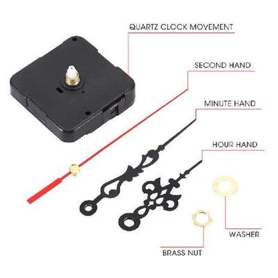 Quartz C C Parts Battery Operated Silent Wall C