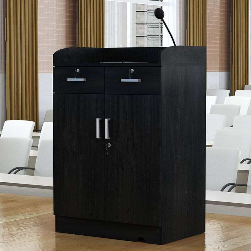 讲台台台简约前台接待培训迎宾台讲台教师主持演讲台发言台前桌现