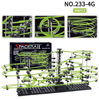 Marble Run Maze Race Track Games Luminous Spacerail Roller C