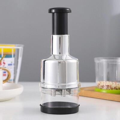 Manual Hand Press Garlic Onion Chopper Vegetable Food Choppe