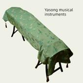 民族风格 锦缎古筝套布钢琴布乐器套 竹叶古筝套竹纹尘套彷古风格