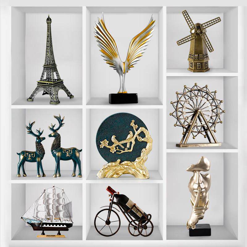 现代轻奢小摆件客厅电视酒柜办公室高档级高端大气简约家居装饰品