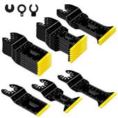 20pcs混合万用宝锯片套装 双金属镀钛切割铁钉铝板铁皮耐磨