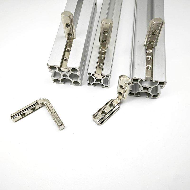 需定制角槽连接件2020/3030/4040/4545铝型材内置隐藏直角锌铝L形