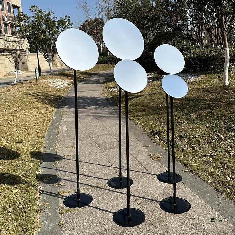 庆艺镜铁圆镜F975877J子道具路婚引婚礼支架架子圆形布置五面件套