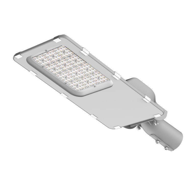 新款欧规压铸LED路灯头50W100W150W200W市政道路照明灯光控路灯