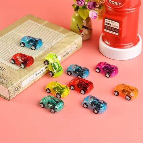Wholesale clear pull-back toy cars for children, perfect as