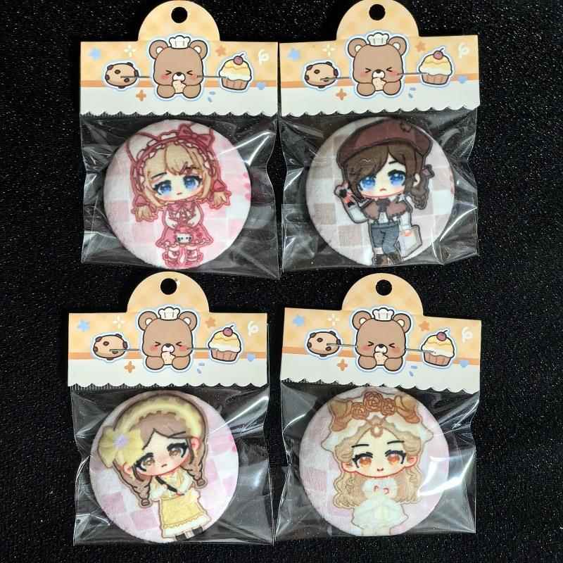 (画师授权）第五人格周边毛绒徽章吧唧画家小女孩玩具商同人谷子
