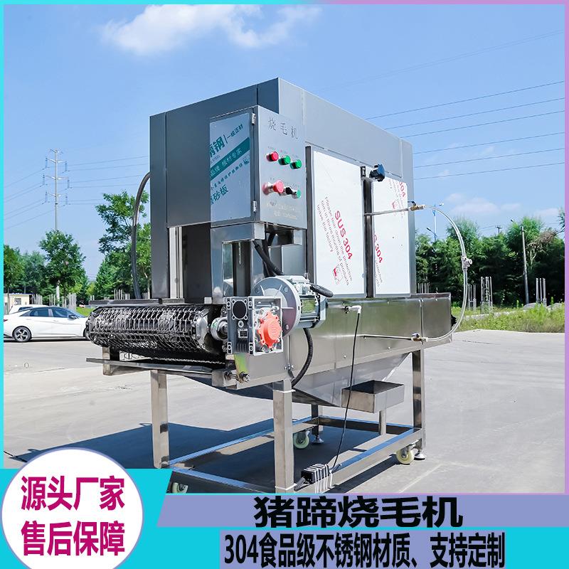 全自动网带式猪头燎毛机大型商用猪肘子牛羊蹄烧毛设备辣椒烧椒机