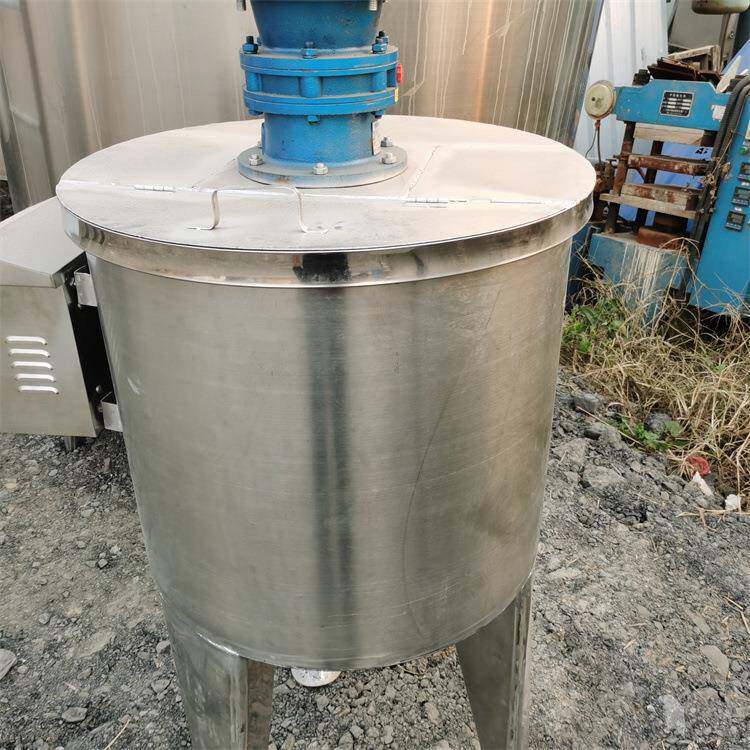 300升电加热搅拌罐 500升平口半掀盖不锈钢搅拌罐304不锈钢搅拌桶