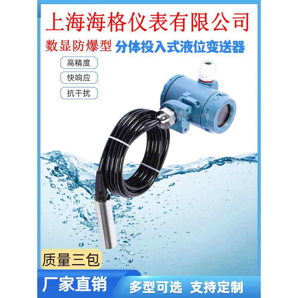 上位海海格仪表有NTI限 公司液变送器/传感器 静压式液位B计 PY-8