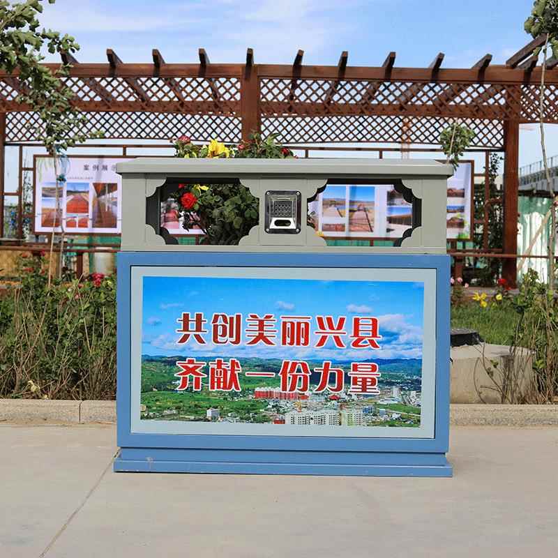 厂家直销户外创意不锈钢垃圾酒店桶景区公园市政创意多分类垃圾桶