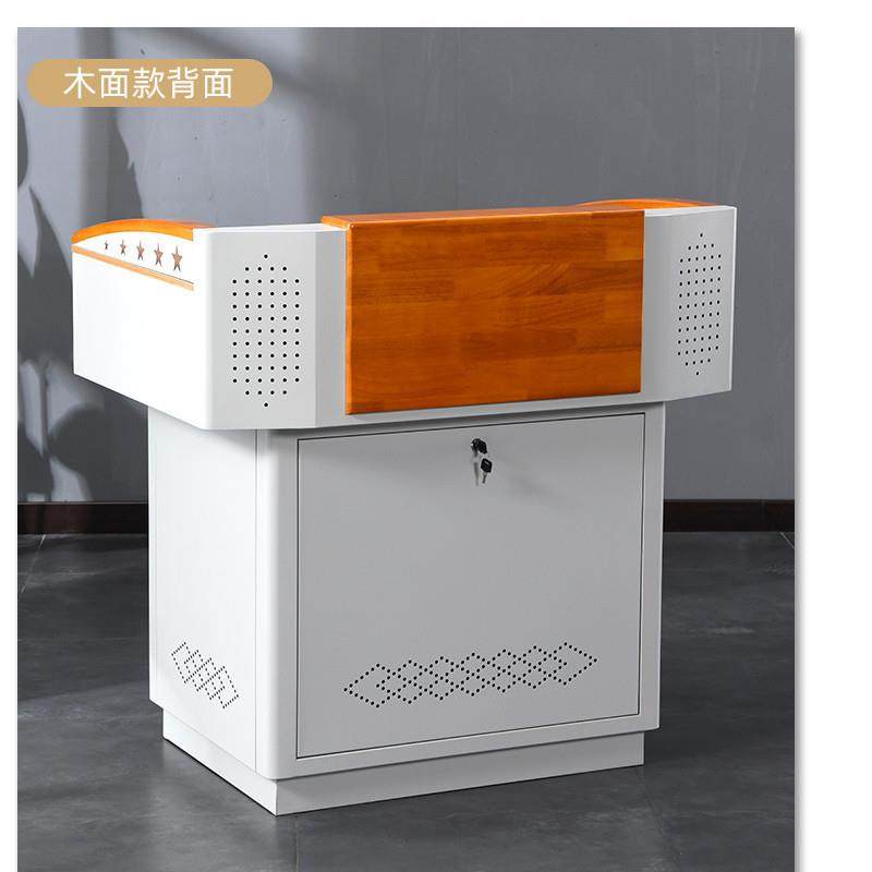 多体讲台钢讲制多功师能教学老媒师讲台学校教教室讲台桌演台讲桌